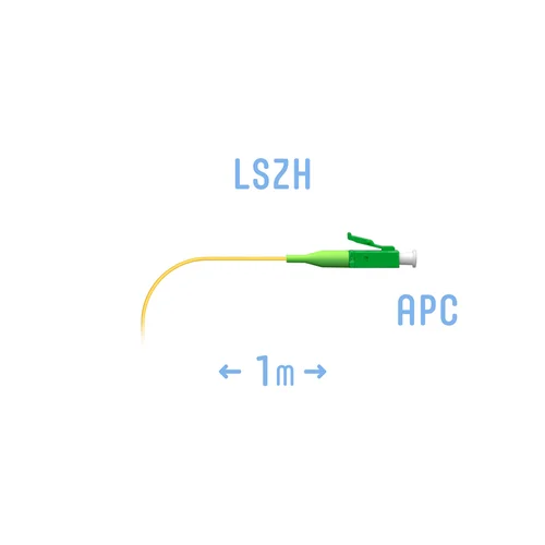 Пигтейл LC/APC SM (0.9) 1 m
